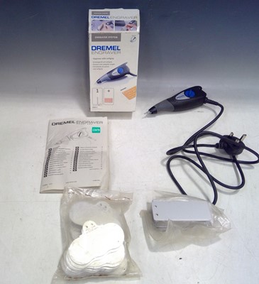 Lot 48 - A Dremel Engraver and Metal Plant Labels. The...