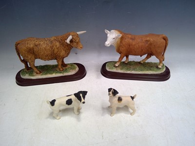 Lot 41 - A Highland Bull, a Limousin Bull and Two Jack...