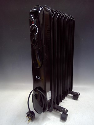 Lot 78 - An EGL 2000W Oil Filled Radiator. The Radiator...