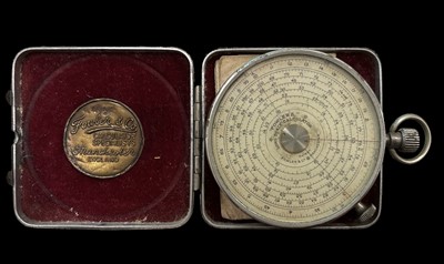 Lot 19 - A Fowler's 'Long Scale Calculator', with the...