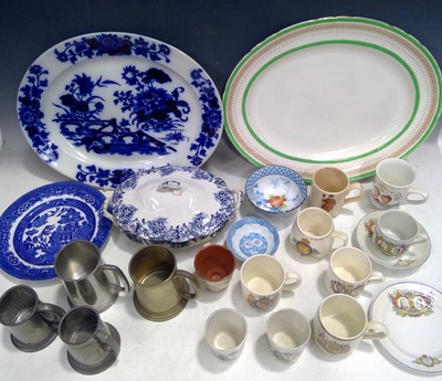 Lot 91 - Commemorationware, Two Platters, a Tureen, and...