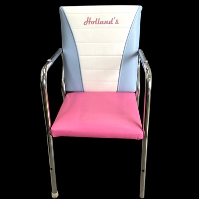 Lot 81 - A retro style child's chair, 30cm to seat.