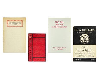 Lot 78 - Christopher Whitfield and Eric Gill