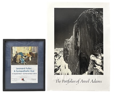 Lot 104 - An Ansel Adams poster titled 'The Portfolios...