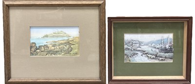 Lot 120 - Two Cornish watercolour prints by David Skipp,...