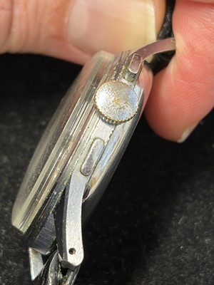 Lot 1011 - BREITLING - A Premier chronograph stainless steel gentleman's manual wind wristwatch.