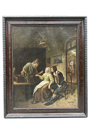 Lot 124 - After Jan STEEN (1626-1679), 'Choice Between...