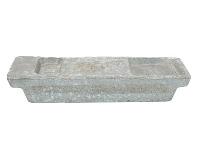 Lot 32 - A 32lb tin ingot.