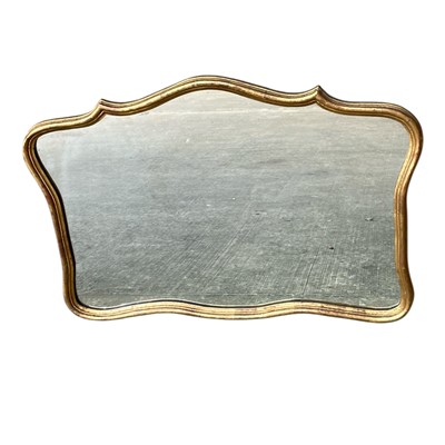 Lot 149 - A regency style gilt wall mirror. 55 x 80cm.