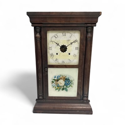 Lot 155 - A Waterbury Clock Co. American eight-day wall...