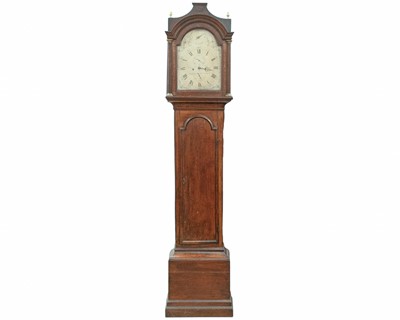 Lot 897 - A George III eight day oak longcase clock, by Humphrey Birch, Hoddesdon.