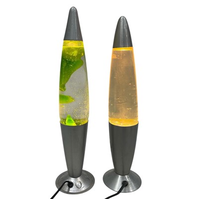 Lot 169 - A Glitter Lamp and a Lava Lamp. Both lamps are...