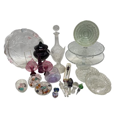 Lot 171 - A glass collection including a Cathness bowl...