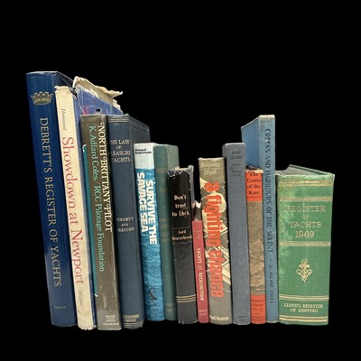 Lot 174 - A selection of books on yachts and the sea.