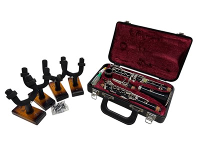 Lot 177 - A Yamaha 26II clarinet, cased, along with four...