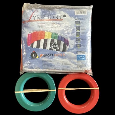 Lot 194 - A Symphony foil kite 180cm wide, made from...