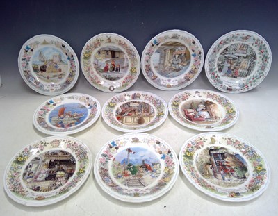 Lot 197 - Ten Wedgwood " Foxwood Tales " Collector Plates.