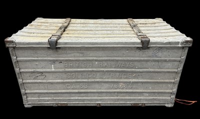 Lot 4 - A large 1950s aluminium British Railway...