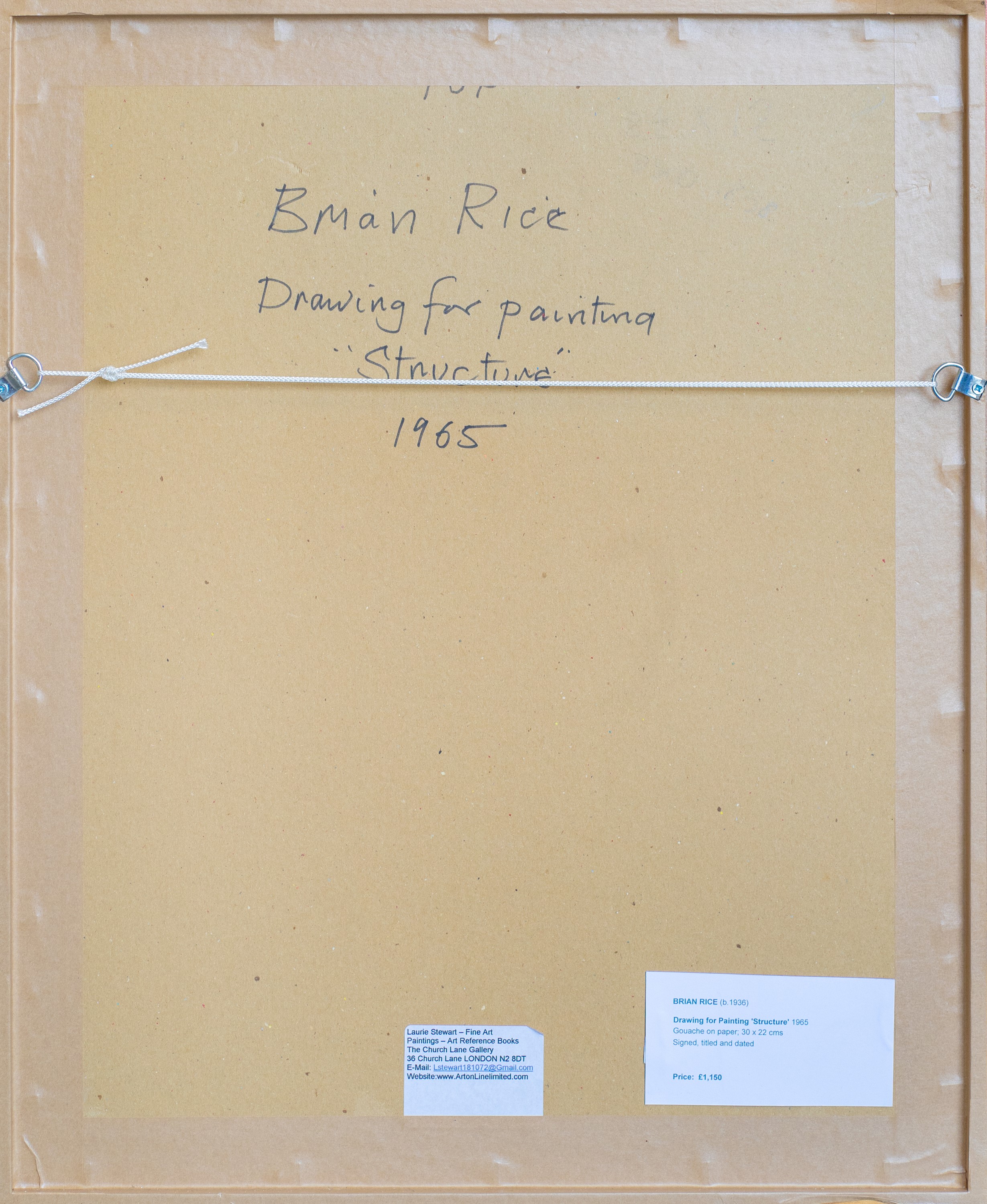 Lot 89 - Brian RICE (1936)