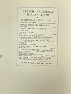 Lot 38 - (Signed with an Original Sketch) Arthur Rackham