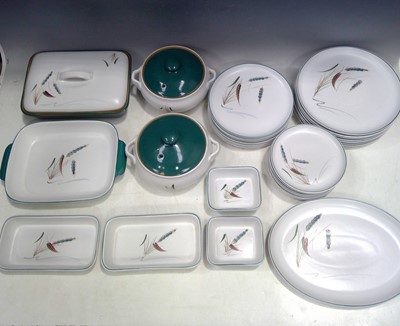Lot 78 - A Selection of Denby Ironstone in Greenwheat...