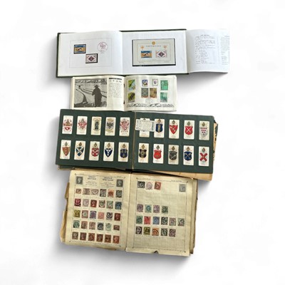 Lot 97 - Two albums containing GB and foreign stamps,...