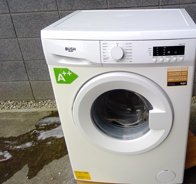 Lot 14 - A Bush WMDF612W Washing Machine. The Machine...