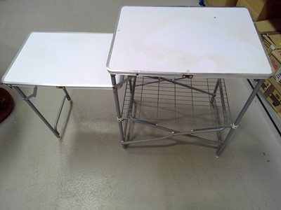 Lot 161 - A Sunn Camp Folding Camping Table. The Main...