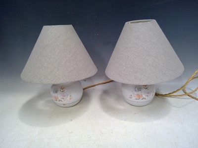 Lot 165 - Two Denby Table Lamps. The Lamps are 28cm tall.