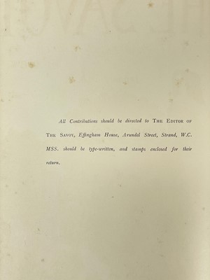 Lot 2 - Arthur Symons (ed) and Aubrey Beardsley illustrations