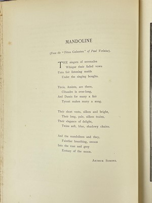 Lot 2 - Arthur Symons (ed) and Aubrey Beardsley illustrations