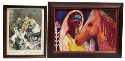 Lot 156 - Kate WALTERS (XX-XXI), 'Benediction', acrylic...