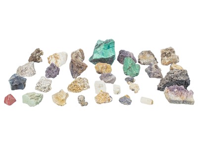 Lot 46 - A collection of minerals and ore.