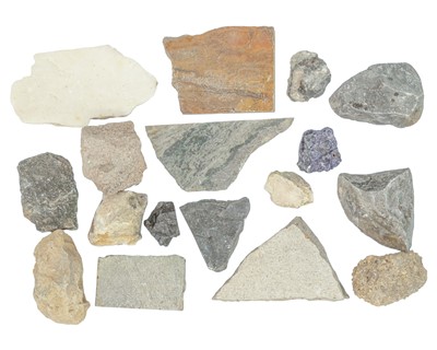 Lot 46 - A collection of minerals and ore.