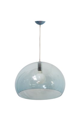 Lot 240 - Three sage green Kartell 'FL/Y' ceiling lights.