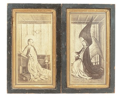 Lot 30 - A late Victorian monochrome triptych.