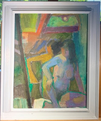 Lot 355 - Peter ELLERY (1932-1996) Female Forms Oil on...