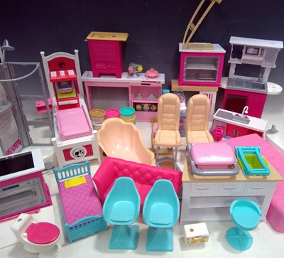 Lot 220 - A Collection of Barbie Furniture and Accessories.