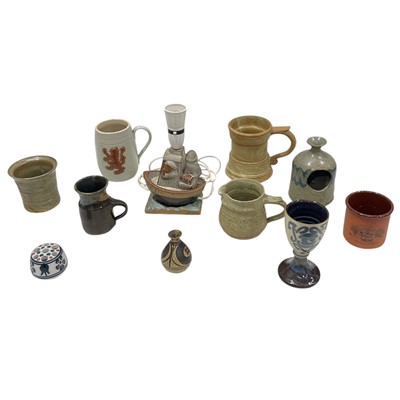 Lot 234 - A collection of Studio pottery, including a...