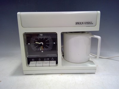 Lot 235 - A 1980s Swan Compact Teasmade. The Clock and...