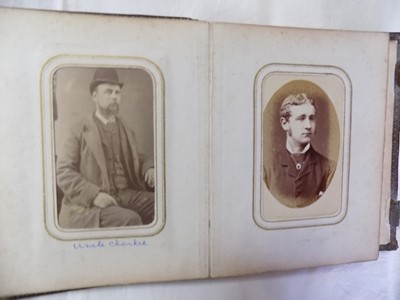 Lot 1299 - CRICKET. W.G. Grace family photo album. 30...