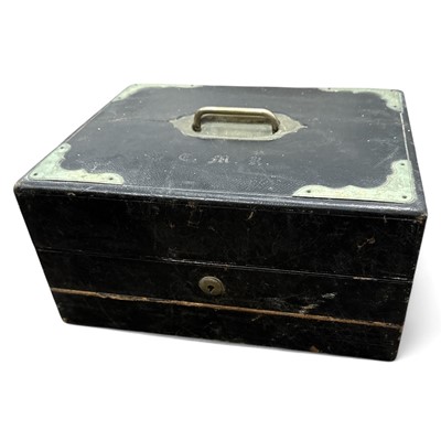 Lot 243 - A good quality Victorian correspondence box,...