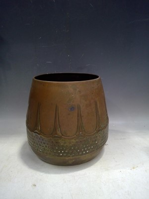 Lot 244 - A Copper and Brass Planter with...