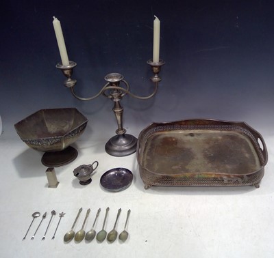 Lot 246 - Silver Plate. Apostle Spoons, Four Seashell...