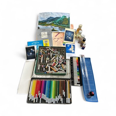 Lot 76 - A selection of artists' equipment.