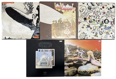 Lot 1 - Led Zeppelin, five 12" albums; 'Led Zeppelin I'...