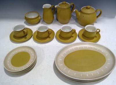 Lot 69 - A 1960s / 1970s Denby Tea / Coffee Service in...