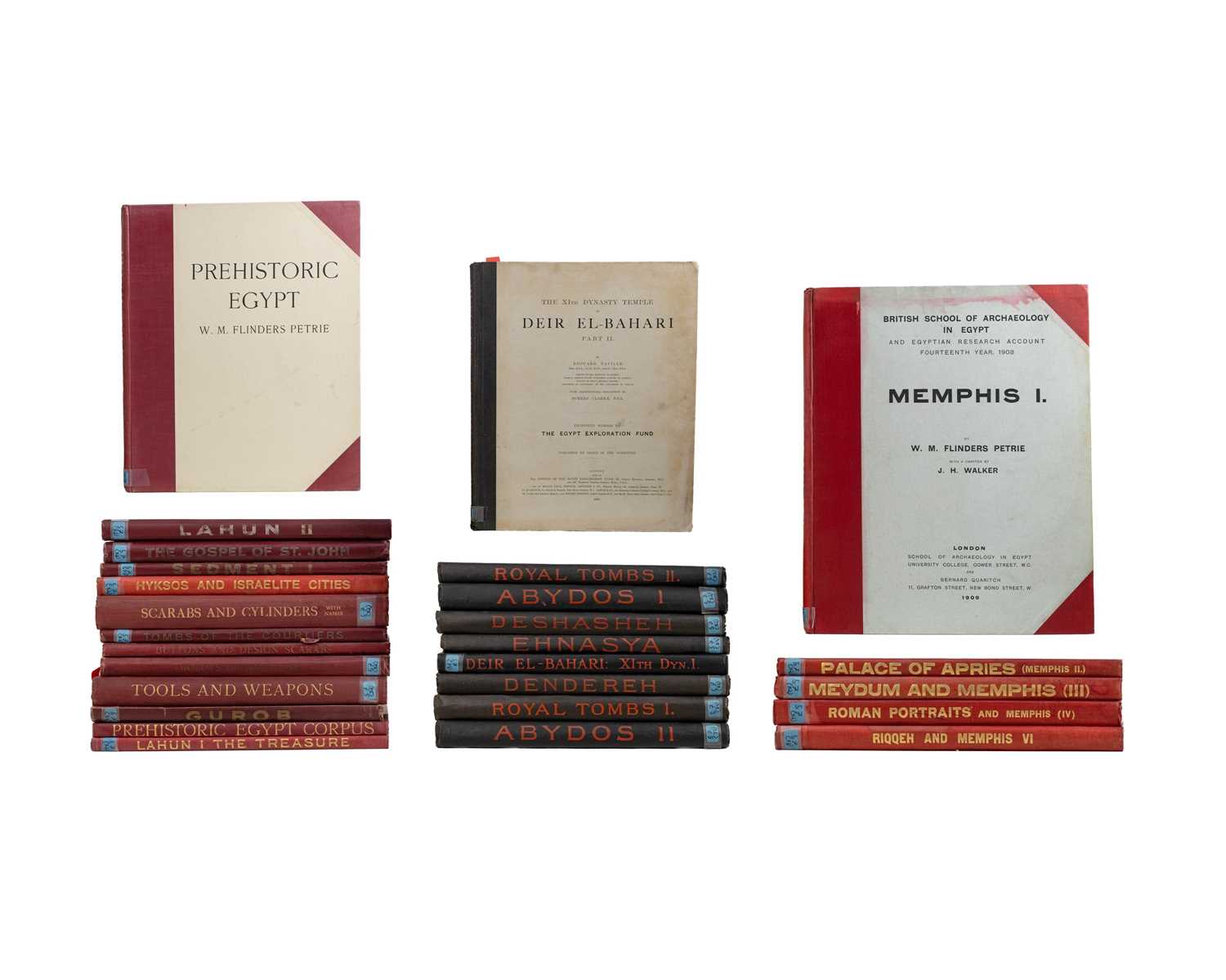Lot 1 - (Egyptology and the Egypt Exploration Fund) Flinders Petrie and Guy Brunton et al