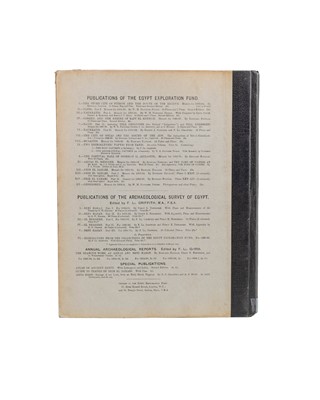 Lot 1 - (Egyptology and the Egypt Exploration Fund) Flinders Petrie and Guy Brunton et al