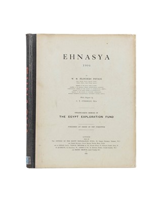Lot 1 - (Egyptology and the Egypt Exploration Fund) Flinders Petrie and Guy Brunton et al